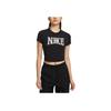 Sportswear Fashion Slim Fit Short Sleeve T-Shirt Women Tops Black HQ1710-010