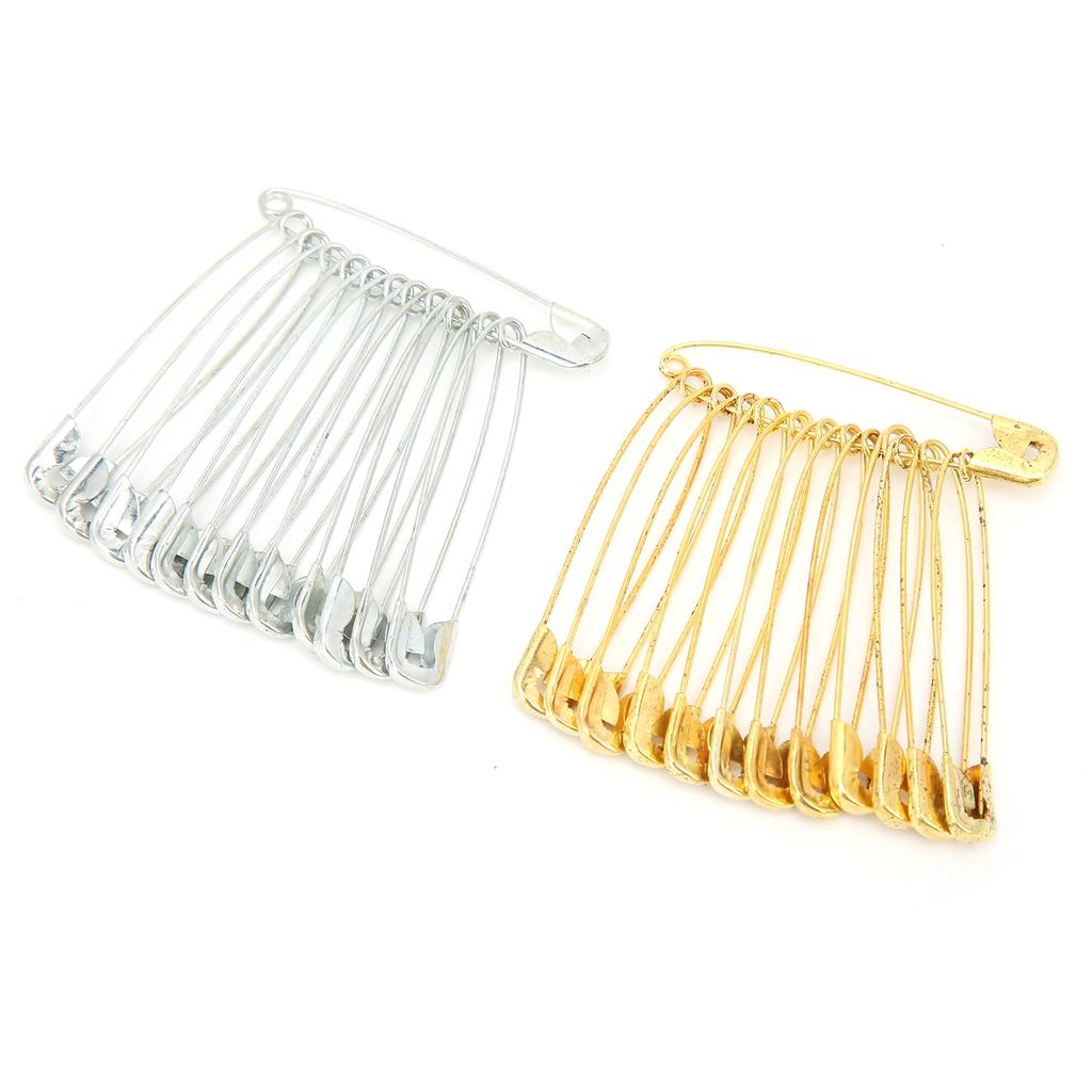 Sicherheitsnadeln 20 Stück Silber 20 Stück Golden Bunt Vereinfachtes Eisen für Schmuck Kleidung Herstellung