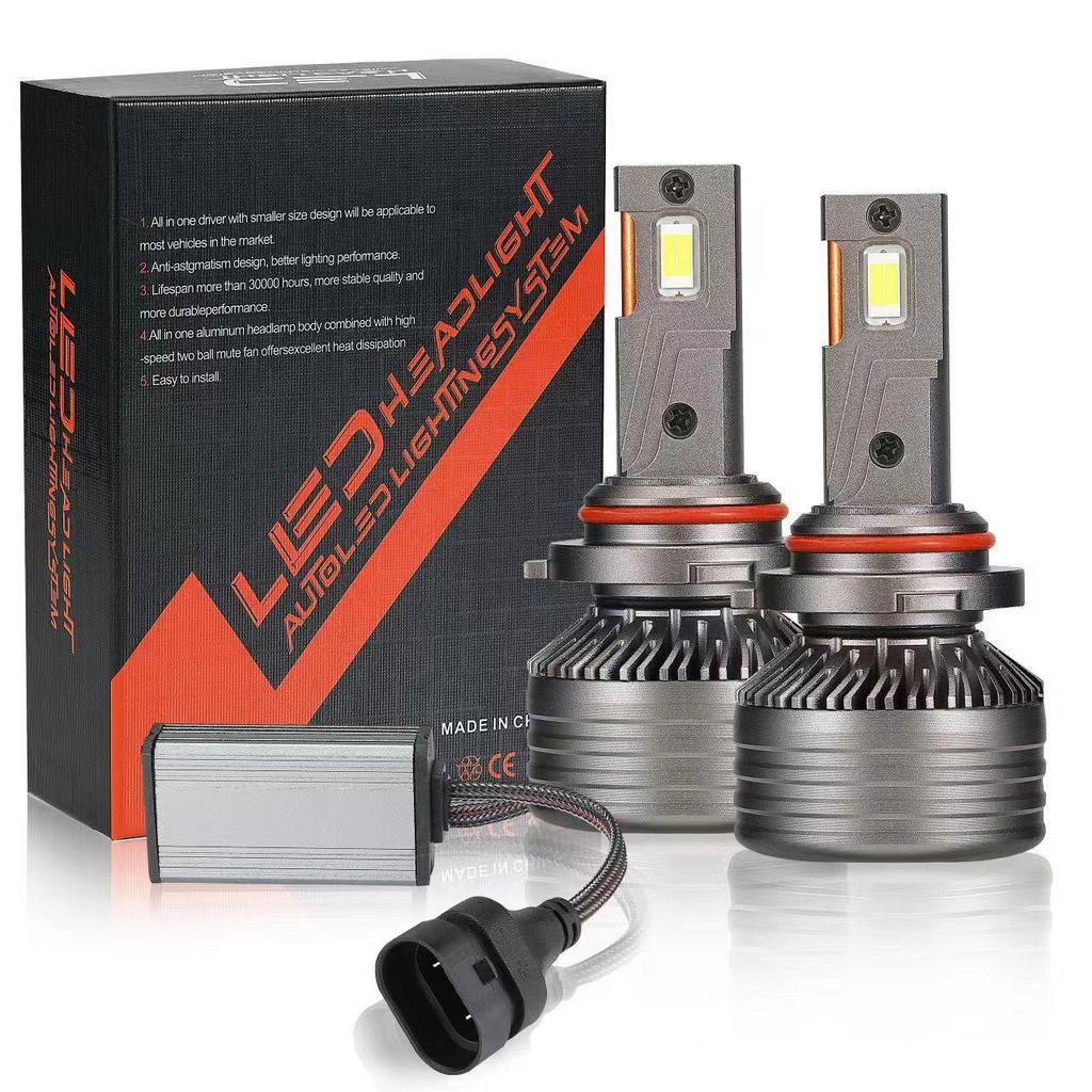 VX40 High-Power Super Bright Car LED Headlight with Double Copper Tube - Compatible with H4, H1, H7, H11, 9005.