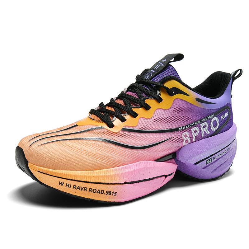 

Mens Running Shoes 2026 New Couple Breathable Mesh Sports Shoes Professional Training Outdoor Jogging Shoes for Man 45 фіолетовий
