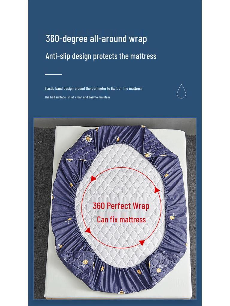 Wasserdichter Baumwoll-Matratzenschoner & Urin-Pad (Ausgabe 2025) - Kissenbezüge nicht im Lieferumfang enthalten.