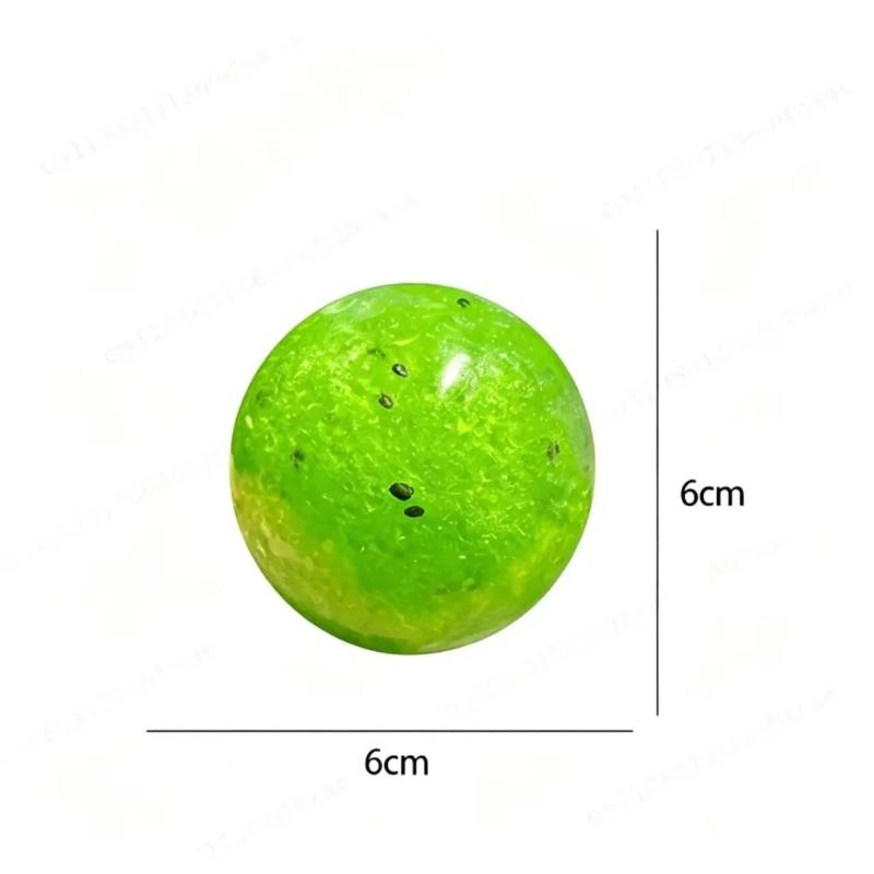 Kiwi Slushie Squishy Speelgoed Knapperig Zanderig Geluid Langzame Terugslag Super Zacht Premium Materiaal Stressverlichting Knijp Fidget Speelgoed