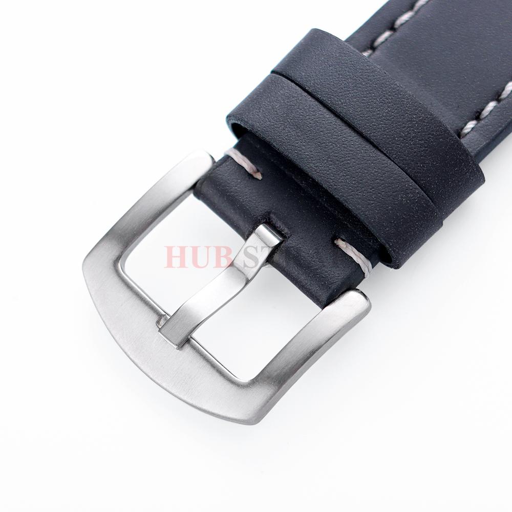 20mm 22mm Vintage Cowhide Watchband for Omega Strap for Seiko PU Belt Wristband Waterproof Sport Men's Bracelet for Smartwatch