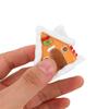6 pcs Christmas Moss Micro Landscape: Resin Gingerbread House Mini Snow Village Statue For Holiday Decor Xmas Party Ornament,