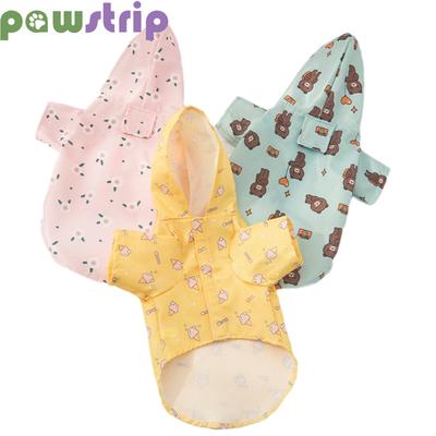 Regenmantel für Hunde, wasserdicht, atmungsaktiv, für kleine und mittelgroße Hunde, Katzen, Outdoor, Chihuahua, Bulldogge, Jacke, Haustierkostüm