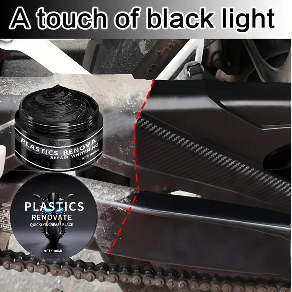 Car Plastic Restorer Back To Black Gloss Auto Interior Leather & Panel Renewal Wax Coating Agent Auto Polish And Repair Coating