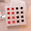 2025 Trendy Four-Leaf Clover Resin Stud Earrings for Women - Luxurious Niche Design
