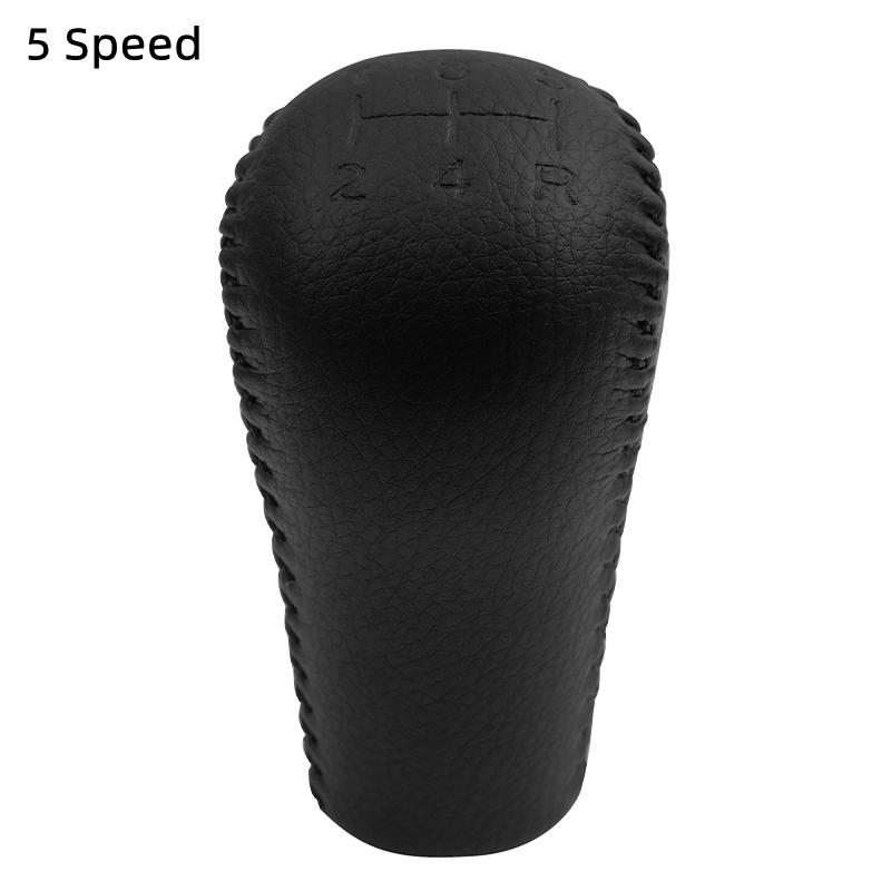 5/6 Speed Manual Leather Gear Shift Knob Head For Toyota Prado LC120 Land Cruiser 4Runner Hilux Surf Car Styling Accessories