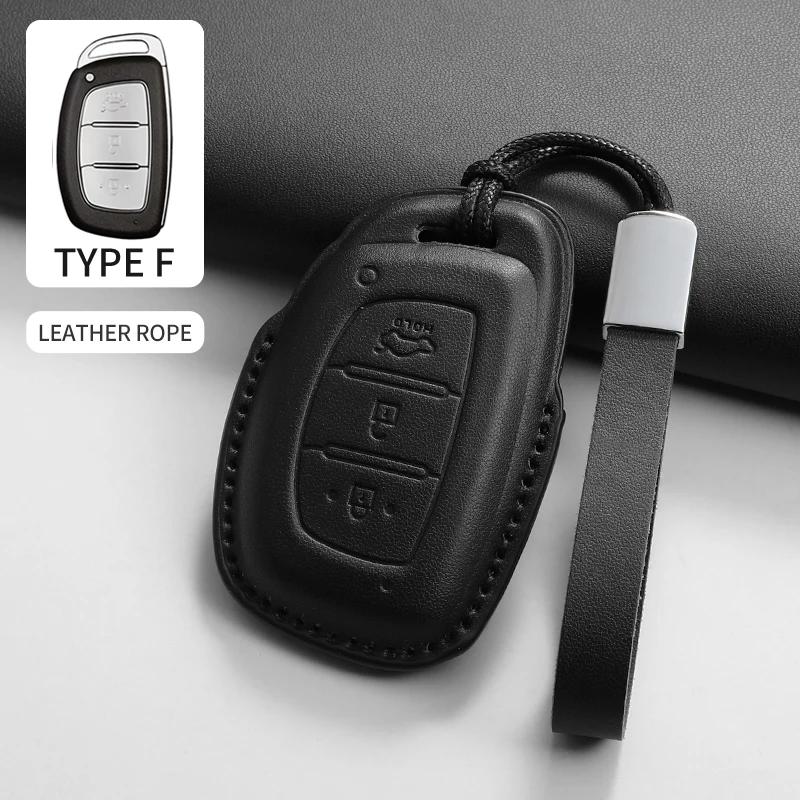 Capa de Chave de Carro Concha Chaveiro para Hyundai I30 Ix35 KONA Encino Tucson Solaris Grand Santa Solaris HB20 Tucson Santa I20 I30 Ix20