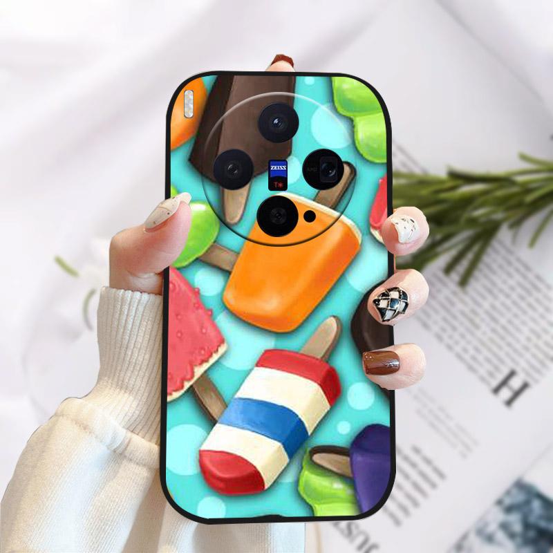 Case For VIVO X300 X 300 5G Shockproof Silicone Soft TPU Case For VivoX300 Back Cover Coque Stylish Painting Protective Fundas
