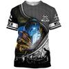 Fashion Personalization Name Men's T-Shirts Funny 3D Print Welder Uniform Casual O-neck Short Sleeve Top Hip Hop Trend Loose Tee