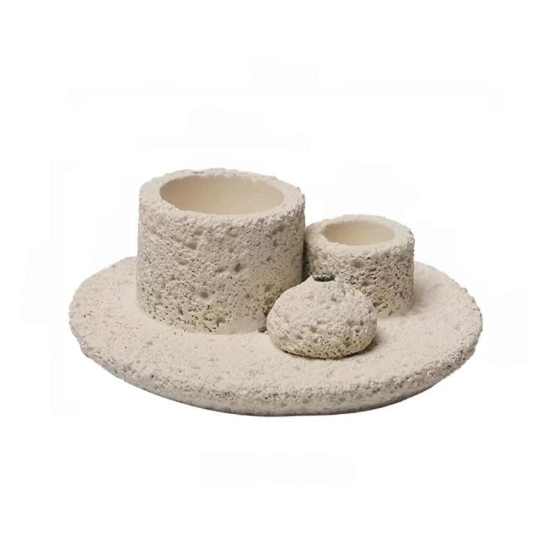 Modern Cement Incenses Stick Tray Burners Holder Stand For Yogas Relaxation And Creating Space Spiritual Practice