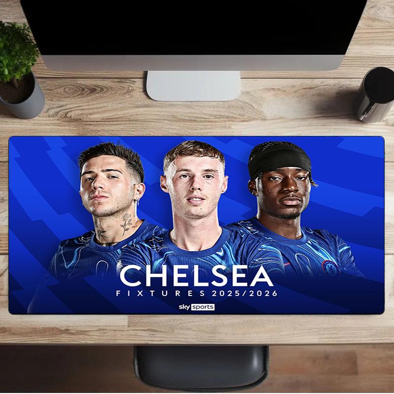 Chelsea Football Club Crest Mouse pad, Gaming Mouse Pad, keyboard pad, Desk Decor for computer notebook Fan Gift Birthday Gift