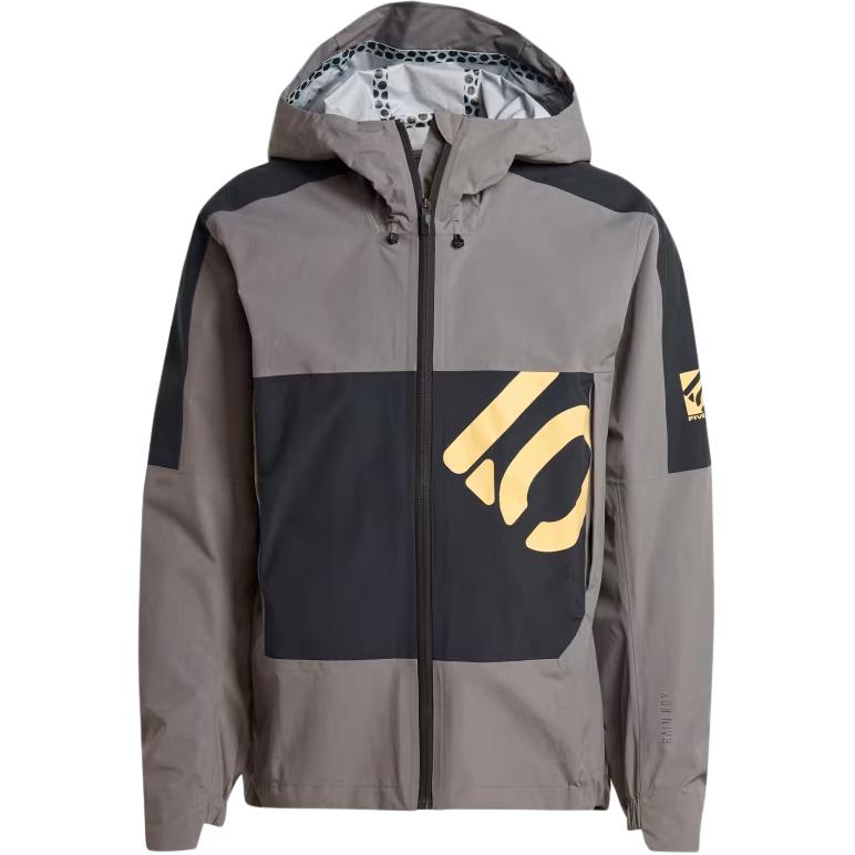 adidas Five Ten TrailX Waterproof Jacket Grey Black Men IK7827 XL
