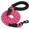 1.2cm 150cm/300cm Heavy Duty Nylon Braided Rope Dog Leash Comfortable Padded Handle Reflective Leashes for Medium Large Dog