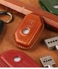 BMW Motorcycle Key Case for R1250GS ADV, C400GT, and 750GT - Cowhide Leather Key Bag with Buckle