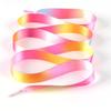 Silk Satin Shoelaces 2 CM Width Flat Ribbon Shoe laces Boots Women Sneakers Shoelace 22 Colors Length 80CM 100CM 120CM 140CM
