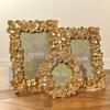 Hestia Gold Flower Photo Frame 5 X 7