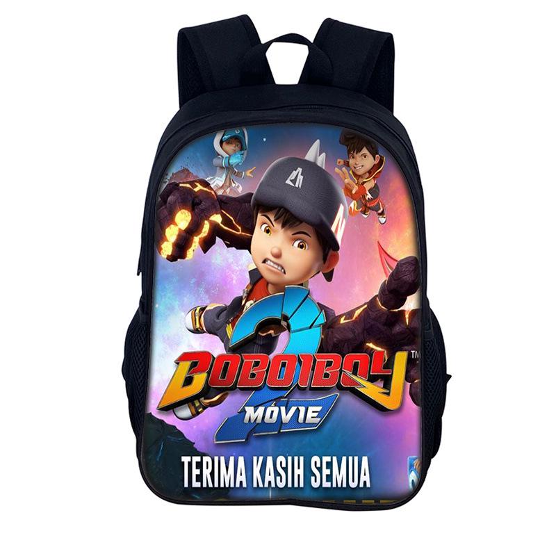 BOBOIBOY 16-Inch Element Hero Children's Backpack: Double Shoulder Design