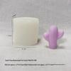 Cactus Scented Candle Mold for DIY Succulent, Plaster, Resin, and Fondant Crafting