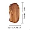 Serving Tray Wooden Plate Tableware Modern Dried Fruit Breakfast Snack for Dessert