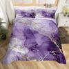 Purple Marble Duvet Cover Single Twin Full King Abstract Comforter Cover Marble Watercolor Bedding Set Ultra Soft Cozy 3 Pieces