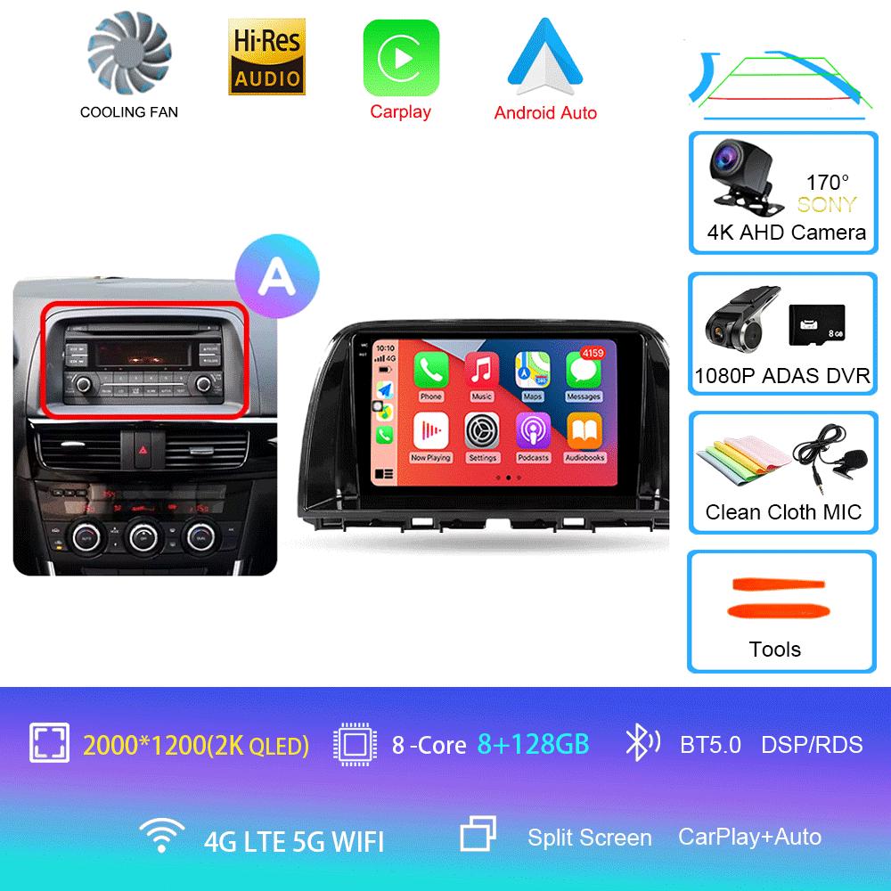 Android 14 Car Radio For Mazda CX5 CX-5 CX 5 2012 - 2015 Multimedia Video Player Navigation stereo GPS No 2din 2 din dvd