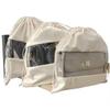 3Pcs S M L Shoes Travel Organizer Large Capacity Makeup Pouch Visual Dust Cover  Business