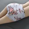 Women Floral Printed Lace High-waisted Briefs