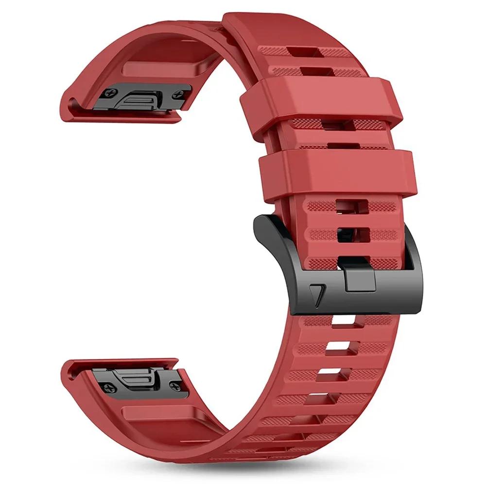 22mm 26mm Official Watch Band For Garmin Fenix E 8 7X 7 6X Silicone Strap Forerunner 970 965 S60 S70 Bracelet Sport Accessories