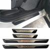 4PCS/Set ABS Stainless Steel For 2017- Peugeot 3008 GT Auto Car Door Sill Pedal Welcome Scuff Plate Decoration Cover
