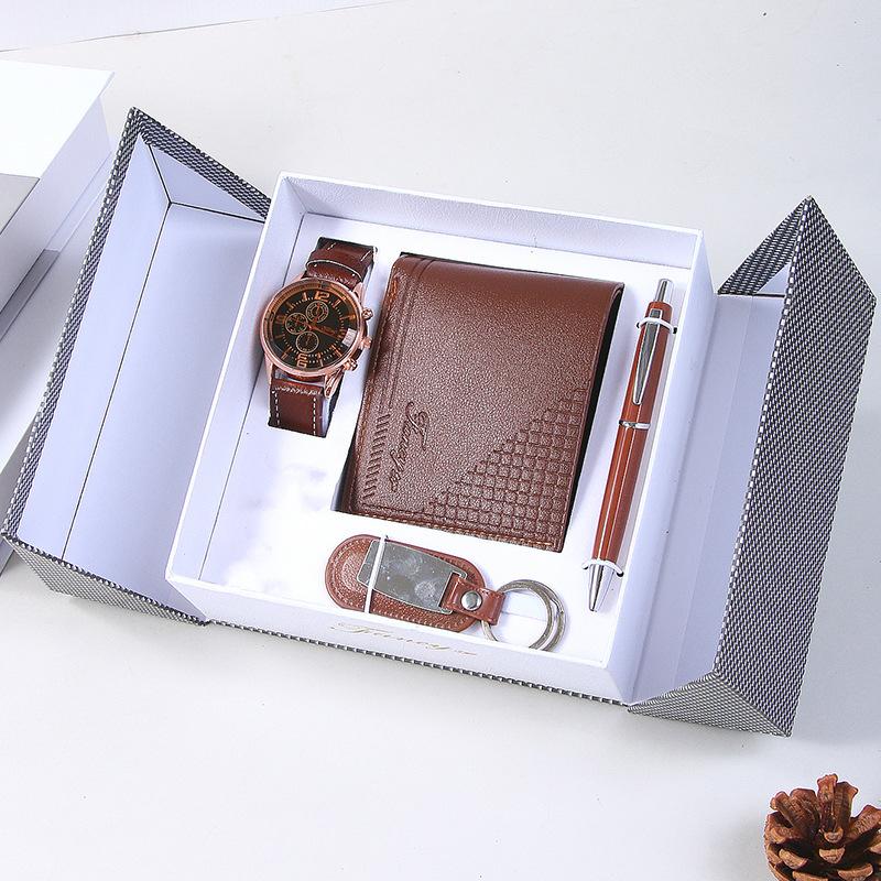 Fancy & Yc M2277 Elegant 5-Piece Business Experience Kit Simple Luxury Men's Set for High-End Events Holiday Gift Set for Men