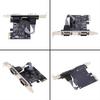 PCIE 2 Port Serial Expansion Card PCI for Express PCI-E To DB9 X2 RS232 COM Adap