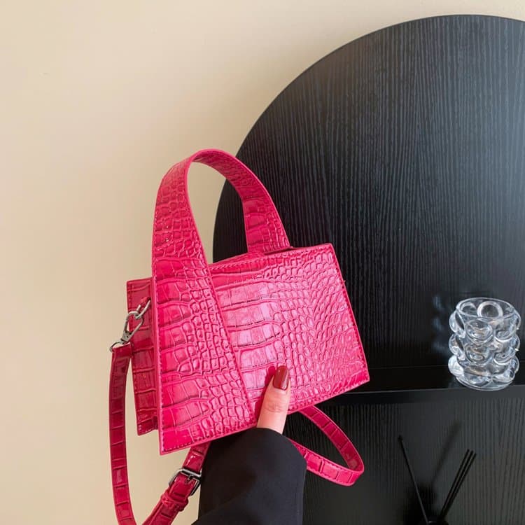 Fashion Crocodile Pattern Women's Handbag Shoulder Messenger Bag