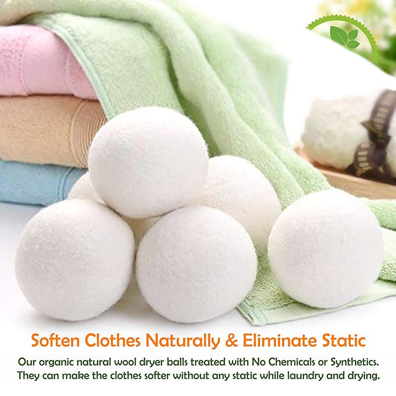 Buy 12/3Packs 6cm Moisture-proof Drying Ball Wool Ball Laundry Drying ...