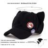Fashion Brooch Cat Ears Cute Ladies Baseball Cap Outdoor Leisure Cotton Hat Adjustable Hip Hop Caps Sports Hats