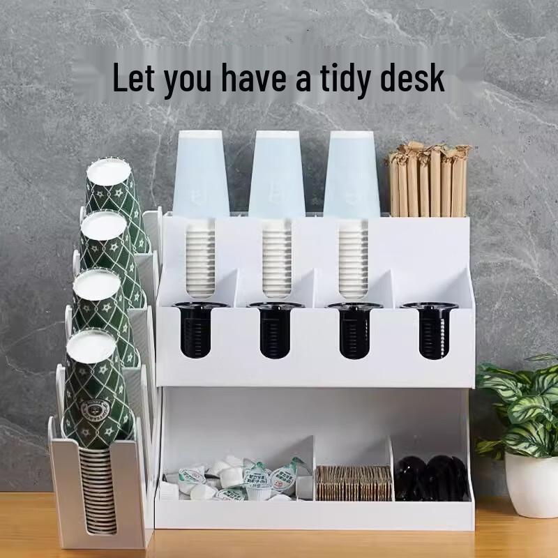 Acrylic Disposable Cup and Supply Organizer