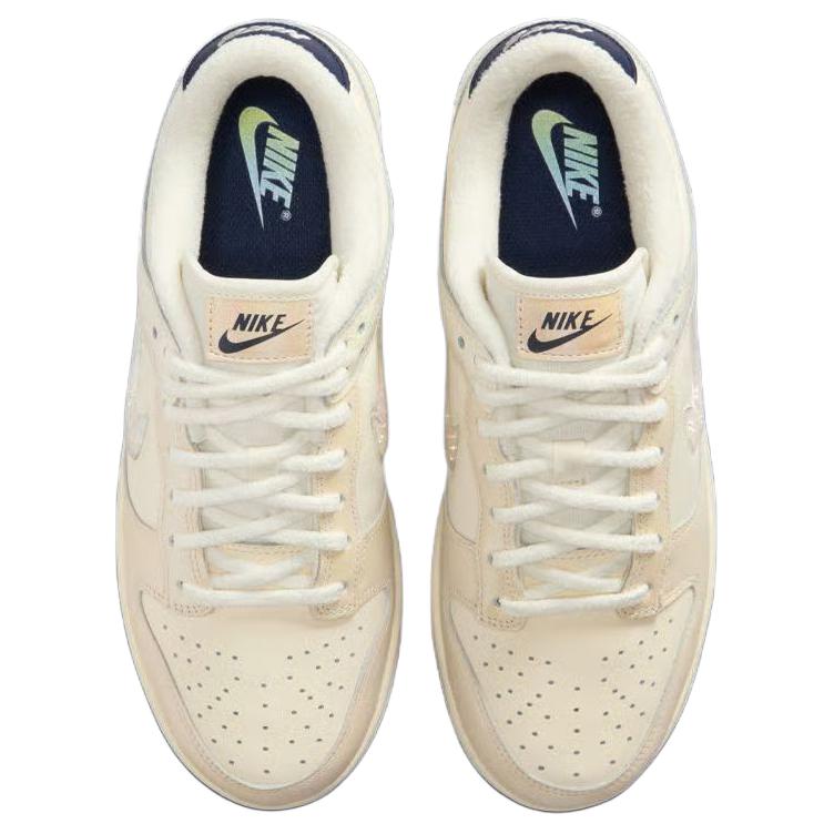 Nike  Dunk Low Soft Pearl Women Sneakers Cream Midnight-Navy Multi-Colour IM6571-027