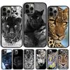 Gepard Panther Tiger Löwe Handyhülle für iPhone 17 Air 16 PRO MAX 15 14 PLUS 11 12 13 Hülle Cover Fundas Schale