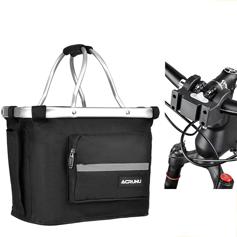 Aluminum Alloy Pet Portable Basket Waterproof Puppy Dog Cat Bicycle Carrier Outdoor Riding Mascotas Accessories for Small Dogs