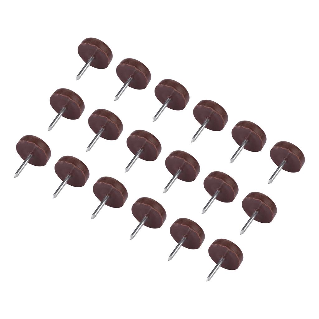 100pcs Furniture Sofa Chair Table Bottom  or Glides Anti slip Nails Pads 14mm*4mm