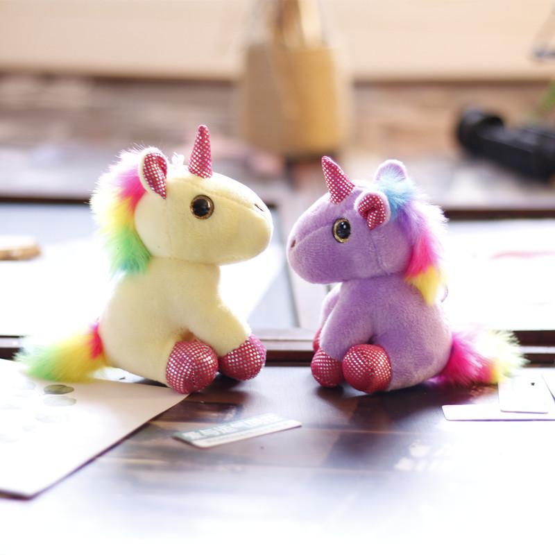Cute Unicorn Stuffed Animal With Soft Pp Cotton Perfect For Bags Or Keys