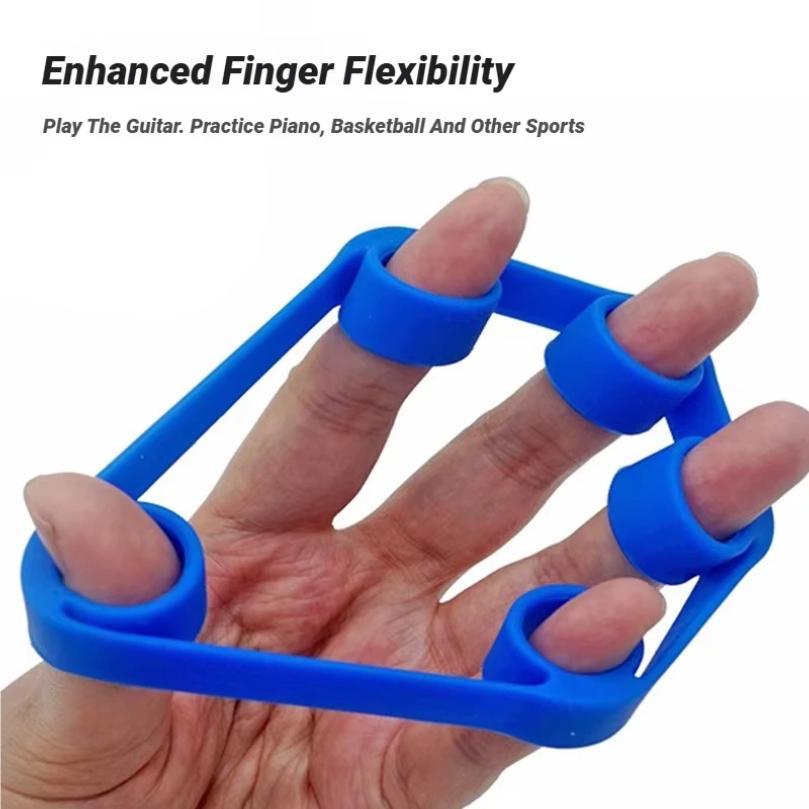 Silicone Five-Finger Hand Expander Strengthener for Grip Training Wrist Rehabilitation Finger Exerciser Tensioner
