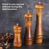 Antique Finish Wooden Spice Grinder With Manual Pepper And Salt Mill For Cooking Enthusiasts