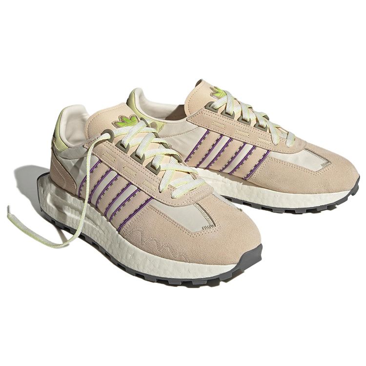 Adidas Originals Shock Absorbing Non-Slip Durable Low-Top Sports Casual Shoes Unisex Sneakers Off-White IF5410