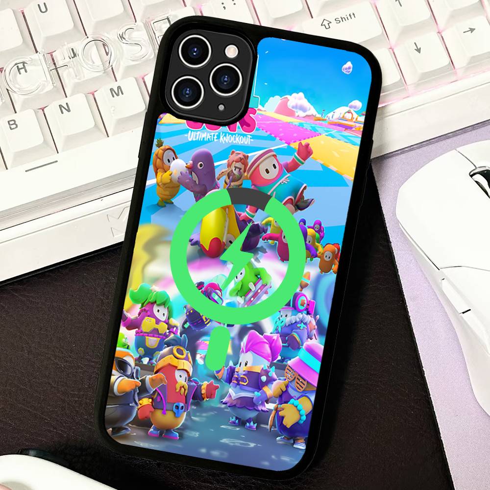 F-Fall G-Guys Party Game Phone Case For IPhone 17 Air 16 15 14 13 12 11 Pro Max Plus For Magsafe Wireless Charge Cover iPhone 14