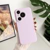 Applicable to Huawei P70 liquid silicone mobile phone case fine hole p70ultra solid color mobile phone case anti-drop