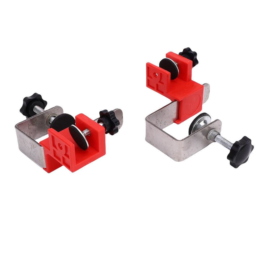 1 Pair Drawer Installation Fixing Clamp Stainless Steel Adjustable Drawer Panel Clip for Furniture Assembly