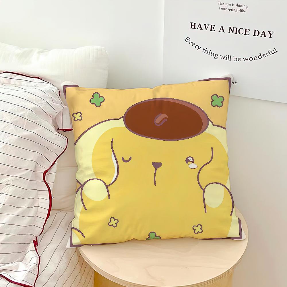 Cute Art P-Pochacco Little T-Twin Stars Sro Comfortable Soft Pillow Case Sofa Living Room Home Office Decor Protective Covers