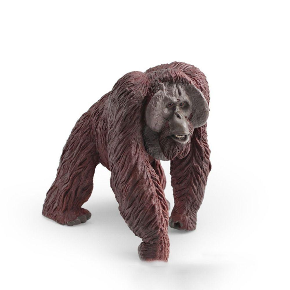Handmad Simulated Solid Animal Model Realistic Chimpanzee Action Figure  Kids Birthday Gift